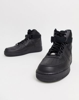 nike air force 1 black with strap