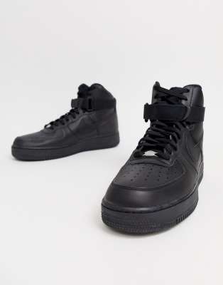 nike air force 1 high cut black