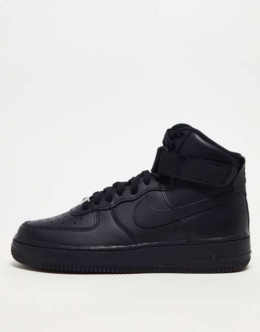 Nike Air Force 1 High trainers in triple black