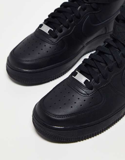 Nike Air Force 1 '07 High Sneakers in Black and White