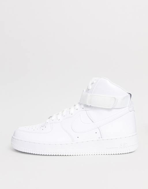 Nike air force store 1 high ankle white