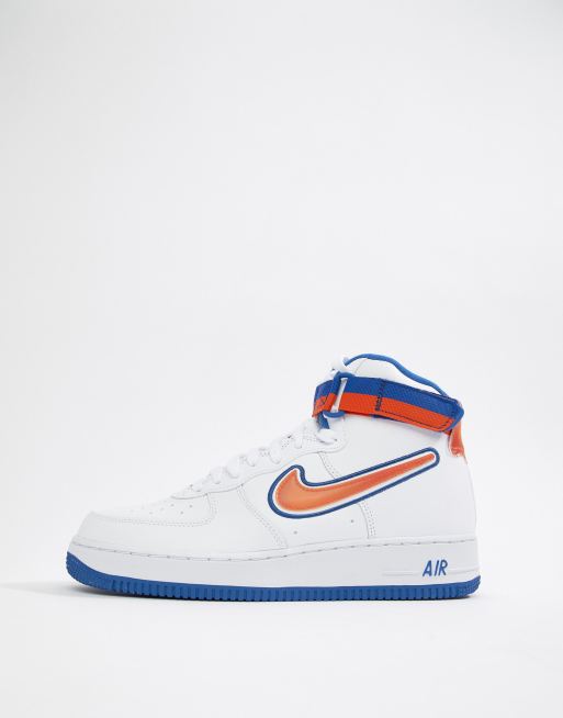 Nike AV3938-100 Air Force 1 HI 07 Sport KNICKS SIZE 13 for Sale