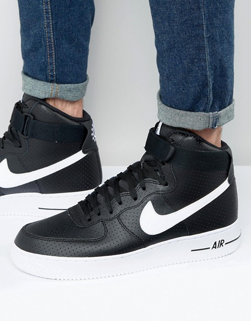 Nike Air Force 1 High '07 Trainers In Black 315121-036 | ASOS