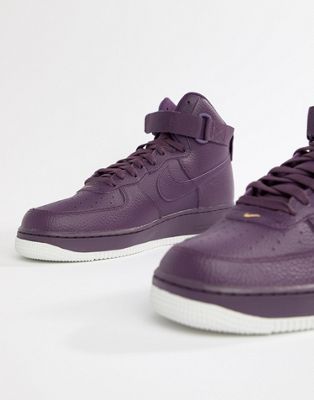 Nike Air Force 1 High '07 Trainers In Purple 315121-500 | ASOS