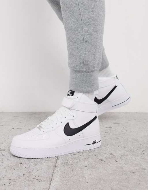 Nike air force 1 sale 07 high black and white