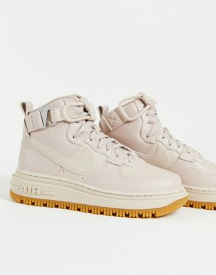 nike white air force 1 high utility trainers