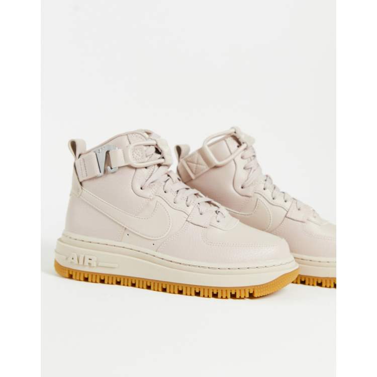 Nike air force 1 high 2024 top beige