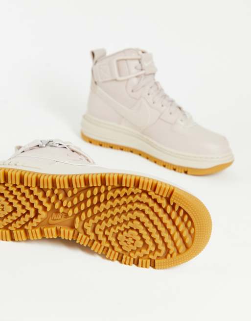 Beige air force 1 high outlet top