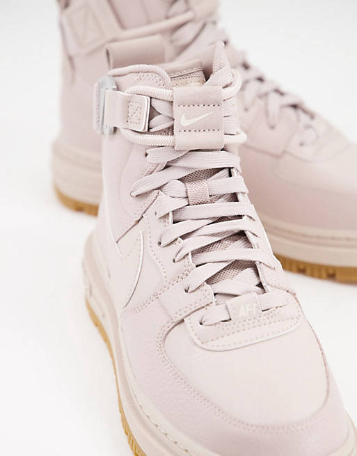 Undervisning Bedre Produktion Nike Air Force 1 High Utility 3.0 sneaker boots in fossil stone/pearl white  | ASOS