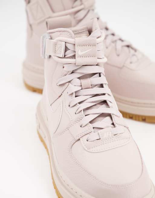 Nike: White Air Force 1 High Utility 2.0 High Sneakers