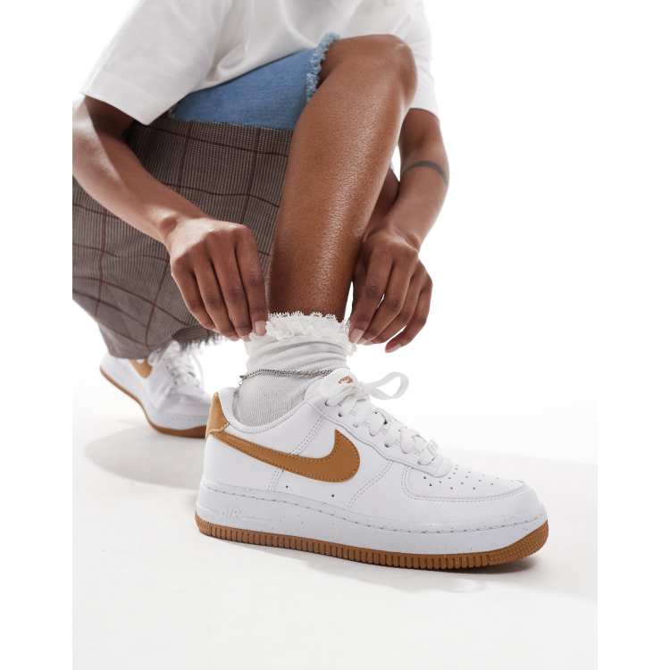 Nike air force 1 brune hotsell