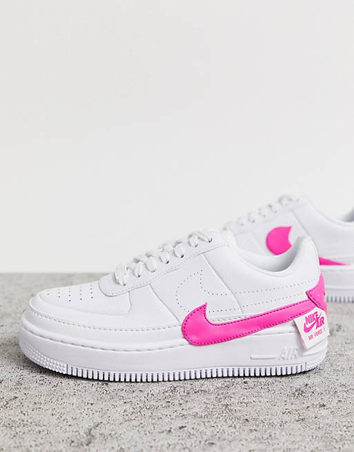 Nike Air - Force 1 Jester - Sneakers bianche e rosa | ASOS