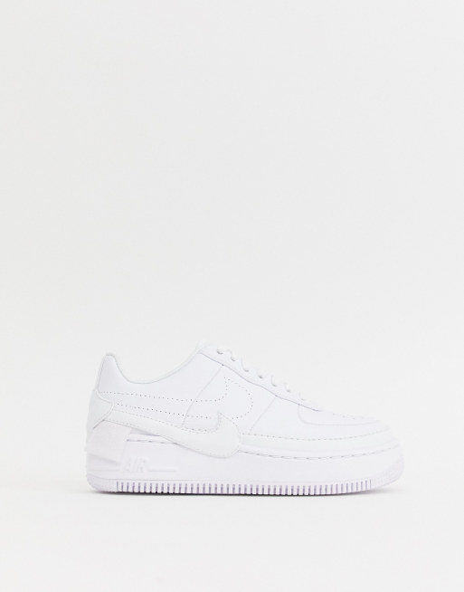 Nike Air Force 1 Jester sneakers in triple white ASOS