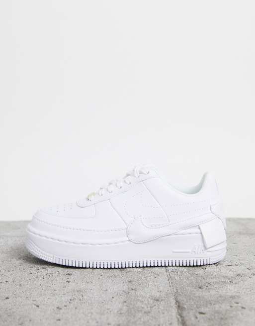 Nike Air Force 1 Jester Trainers In Triple White Asos