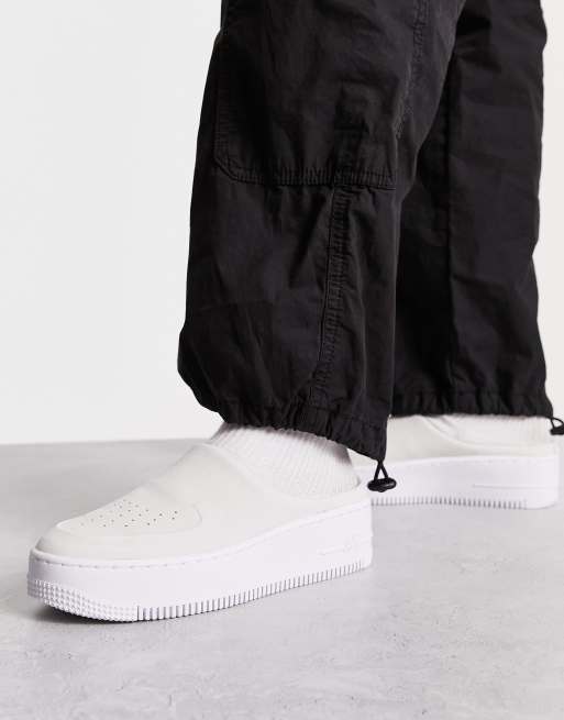 Nike Air Force 1 Lover XX slip on trainers in white | ASOS