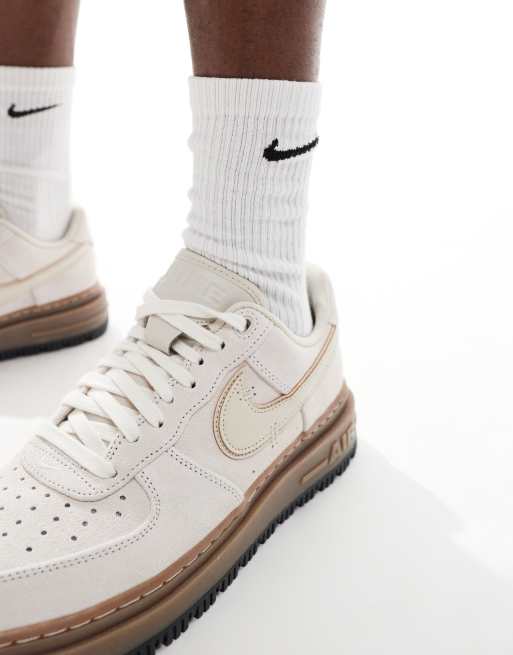 Nike Air - Force 1 Luxe - Sneakers grigio chiaro e bianco, 3 di 5