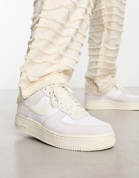 Nike Air Force 1 LV8 trainers in white and light grey - WHITE