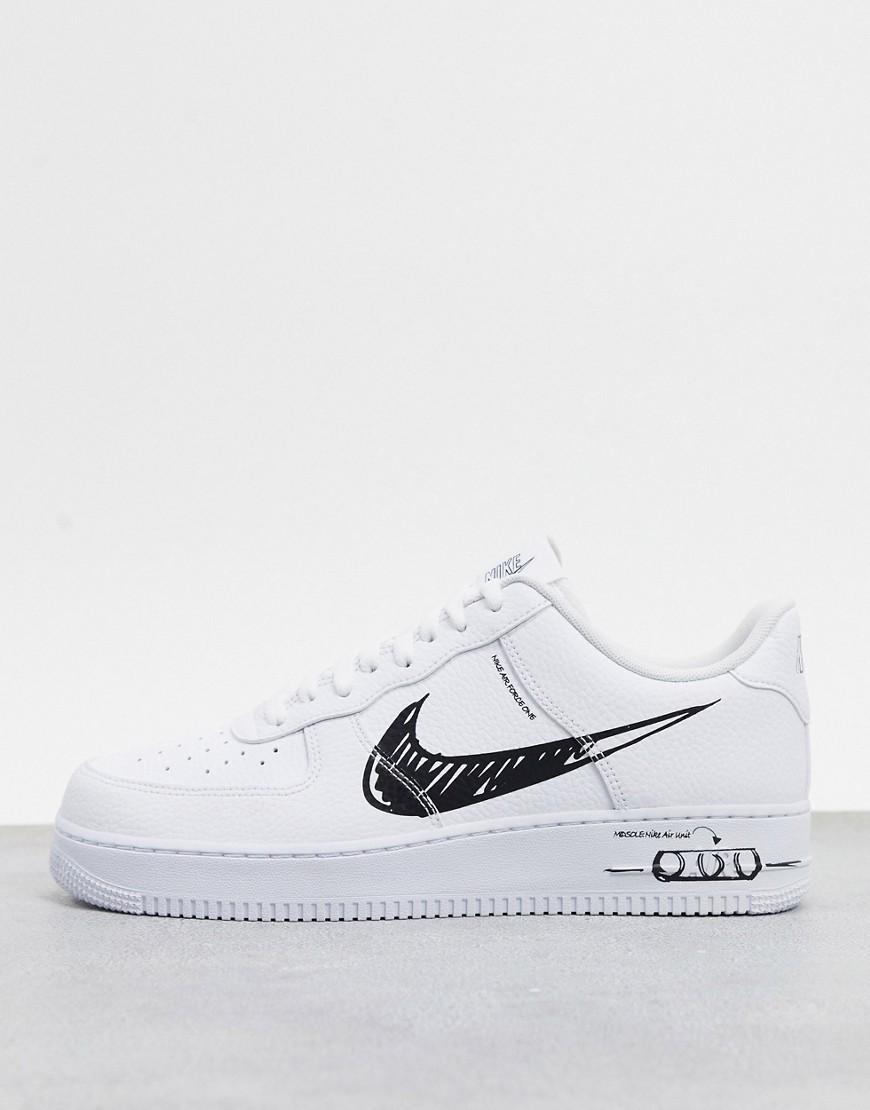Nike - Air Force 1 LV8 Utility SL - Sneakers bianche-Bianco