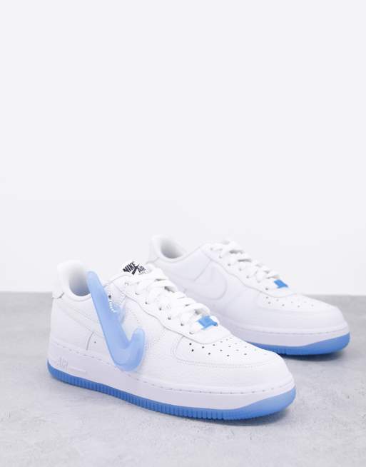 Nike blu shop e bianche