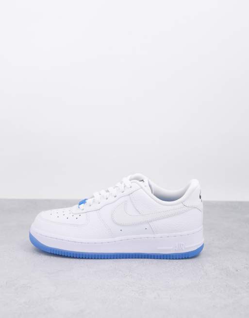 Nike air force blu e bianche sale