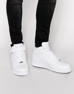 air force 1 mid blanc