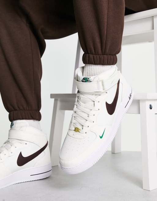 Nike air force 1 07 mid lv8 white on sale