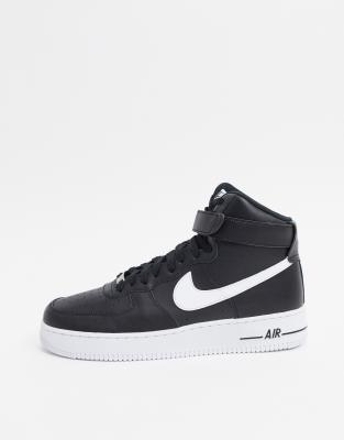 nike air force 1 07 mid damen schwarz