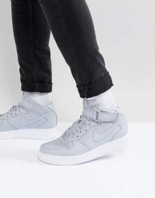 nike air force 1 mid 07 grey