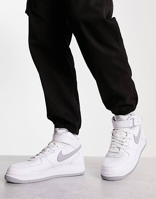 Nike Air Force 1 Mid '07 in white and