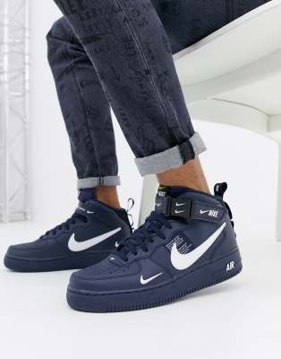 nike air force 1 mid utility navy