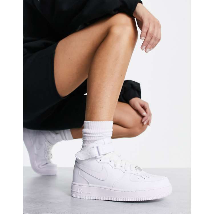 Nike Sportswear AIR FORCE 1 UNISEX - Trainers - white/pink foam/white 