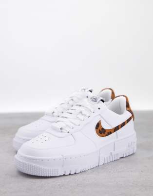 Nike Air Force 1 Pixel in white and 