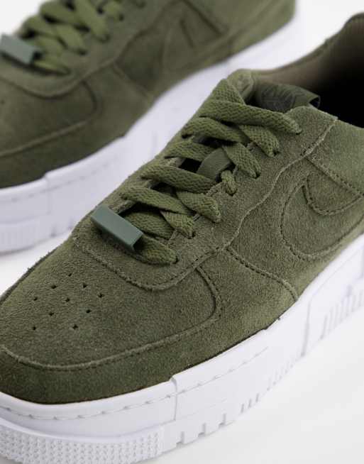 Nike air force store olive damen