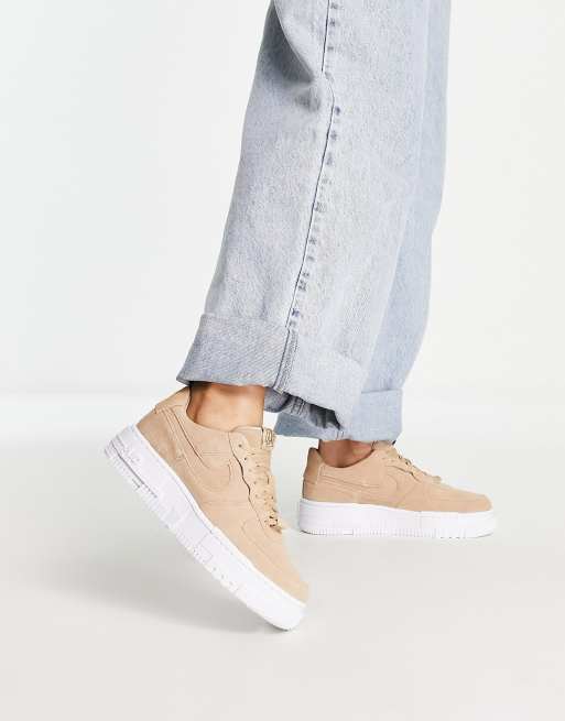 Air force basse camoscio best sale