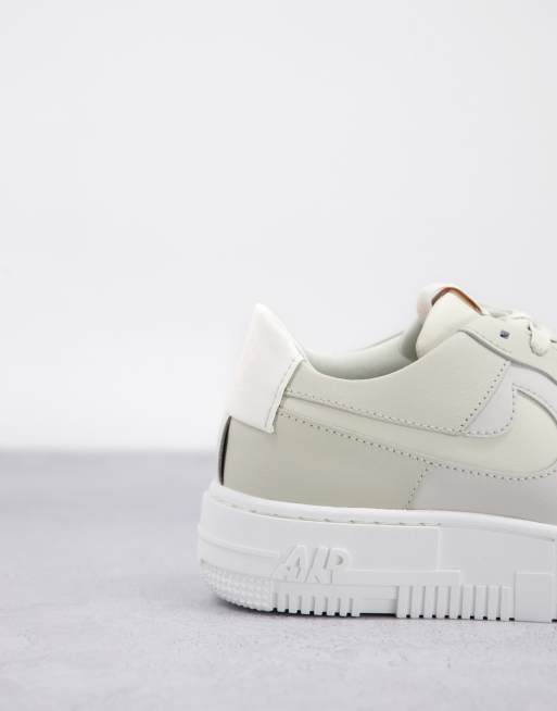 nike air force pixel stone bone