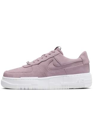 Nike Air Force 1 Pixel Sneakers In Plum Fog-pink In Pink