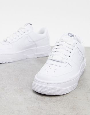 كمان كمان Nike Air Force 1 Pixel sneakers in triple white كمان كمان