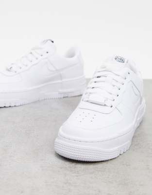 white air force 1 pixel sneakers