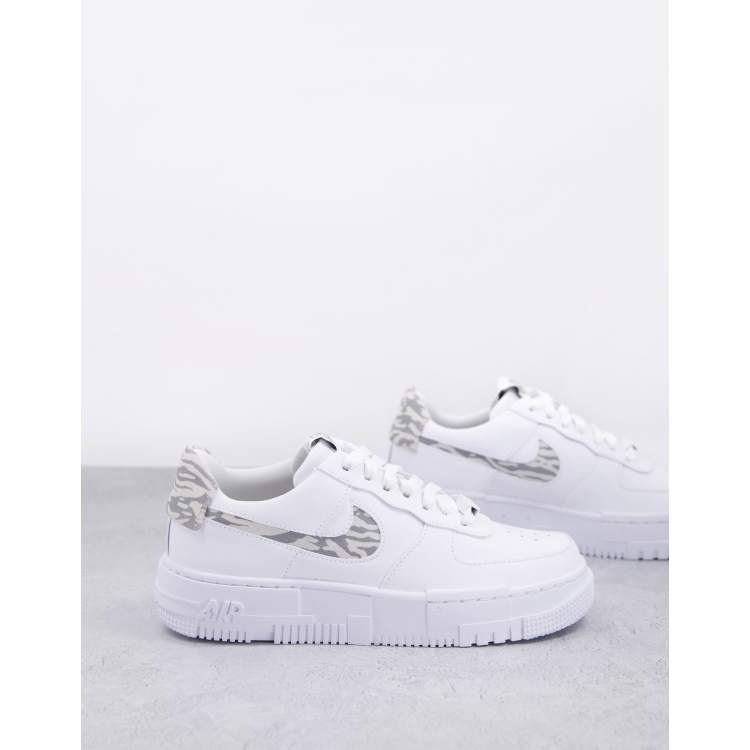 Air force 1 outlet zebra print