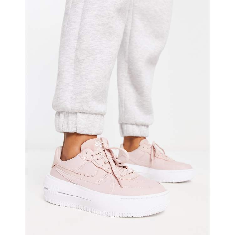 Nike Air Force 1 platform sneakers in pink PINK ASOS