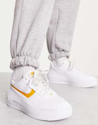 Yellow Air Force 1 Shoes.