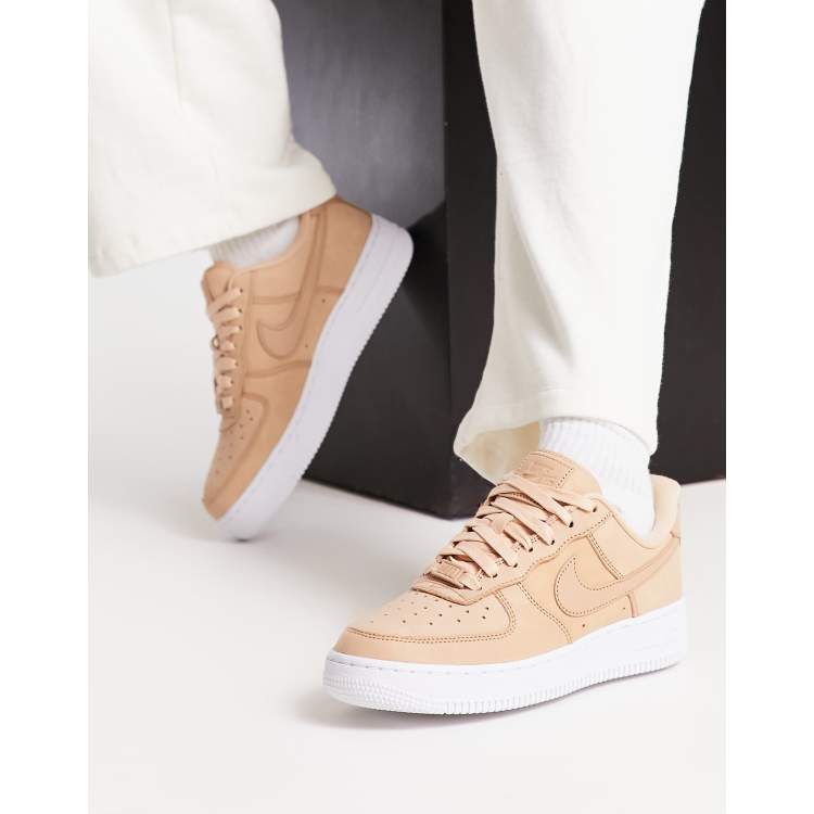 Womens tan cheap air force ones