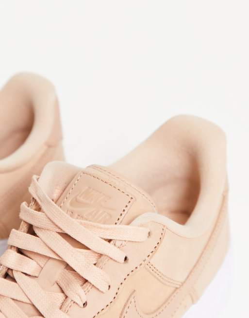 Tan and pink outlet air force 1