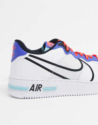 white air force 1 react