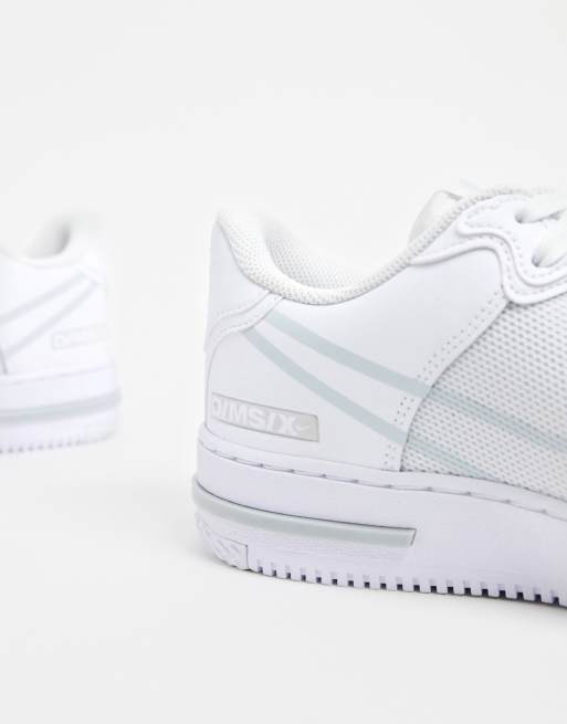 Nike air force 1 react hotsell white pure platinum