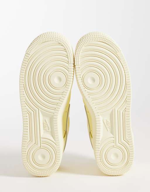 Nike Air Force 1 Retro Premium sneakers in butter yellow , 5 of 5