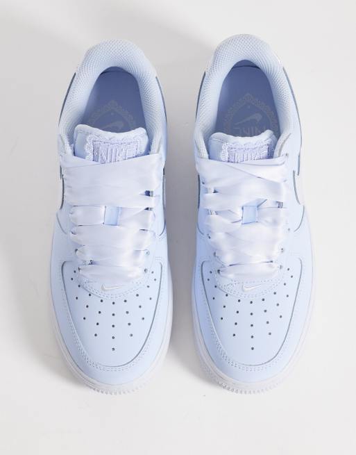 Nike Air Force 1 Retro Premium sneakers in light blue , 3 of 5