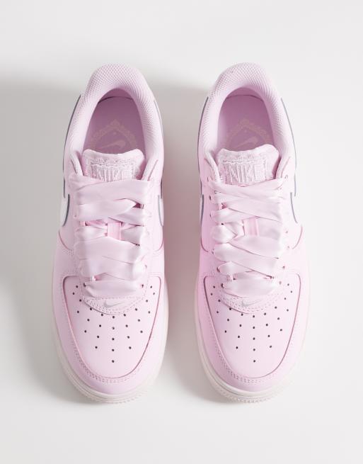 Nike Air Force 1 Retro Premium sneakers in light pink, 5 of 5