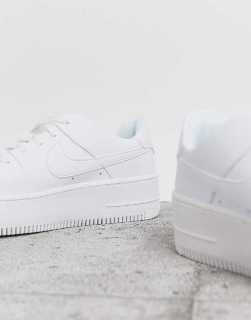 Air force one blanche cheap plateforme