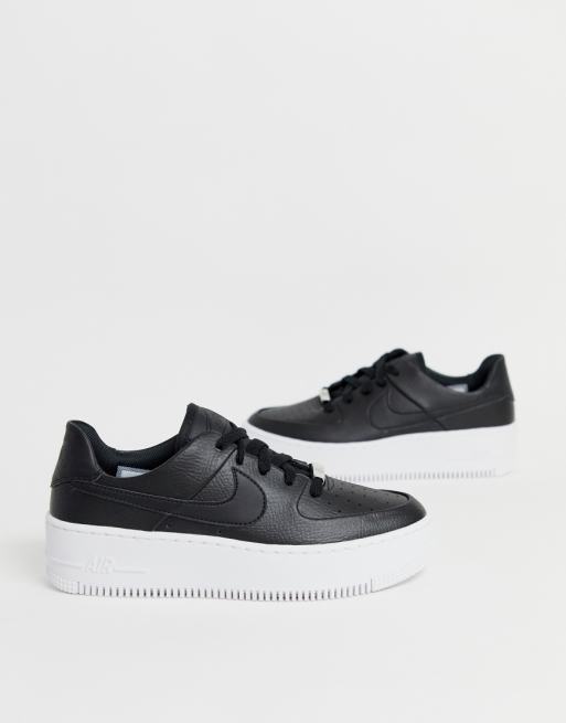 Nike - Air Force 1 Sage - Baskets basses - Noir | ASOS